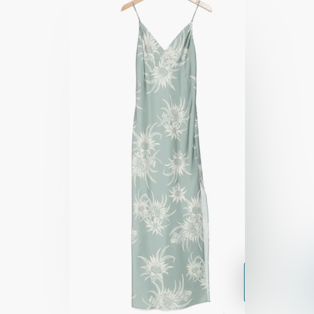 rag & bone Rissa floral satin slipdress. - Picture 4 of 5